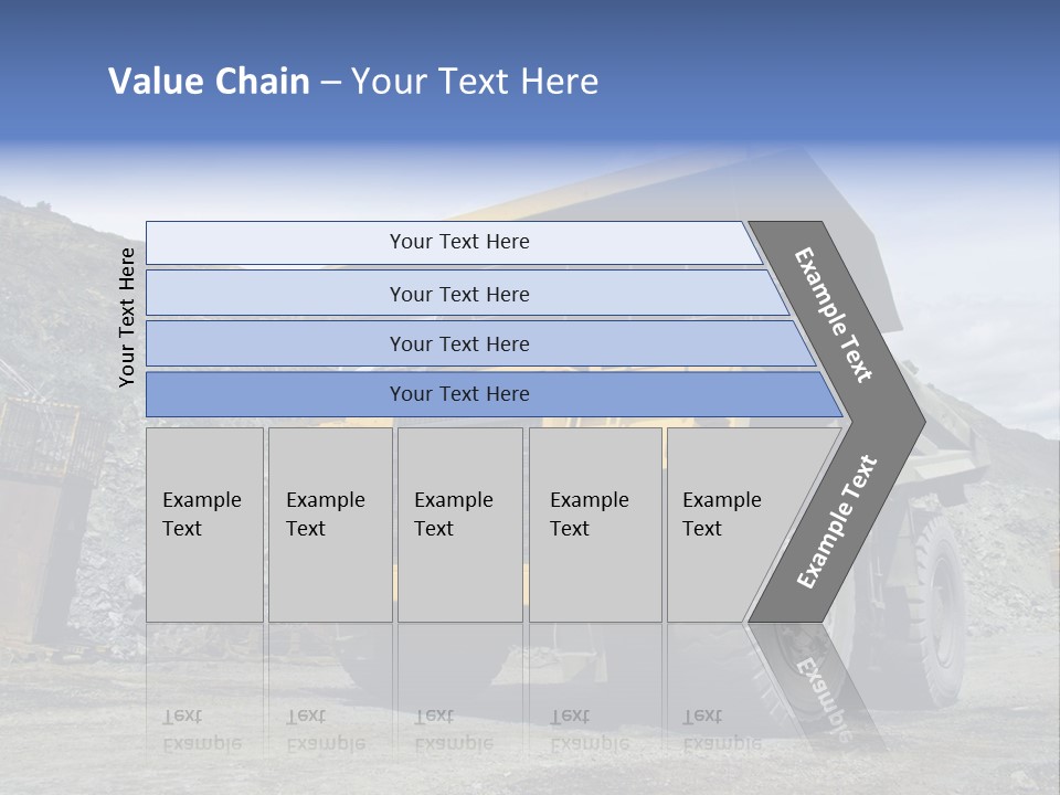 Rock Metal Mine PowerPoint Template