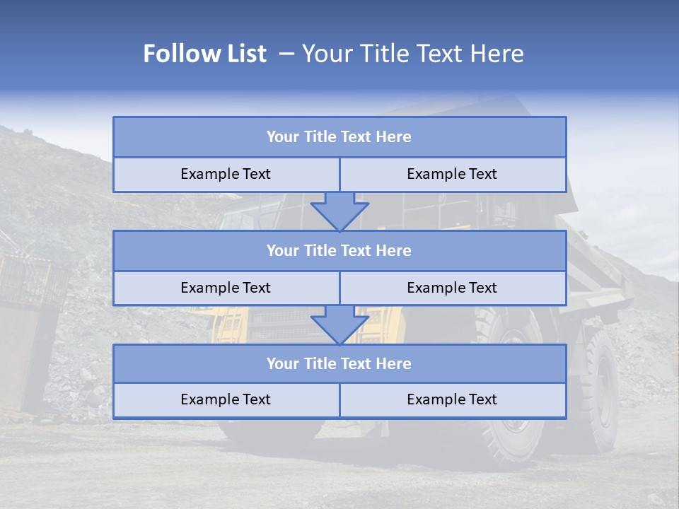 Rock Metal Mine PowerPoint Template