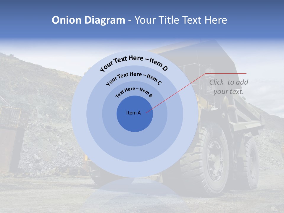 Rock Metal Mine PowerPoint Template