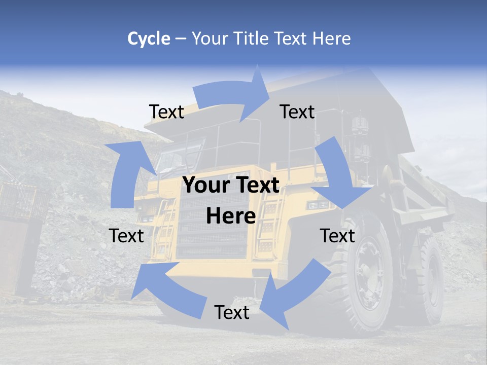 Rock Metal Mine PowerPoint Template