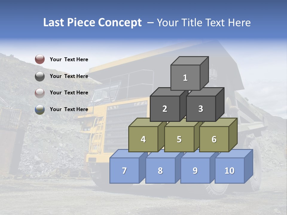 Rock Metal Mine PowerPoint Template