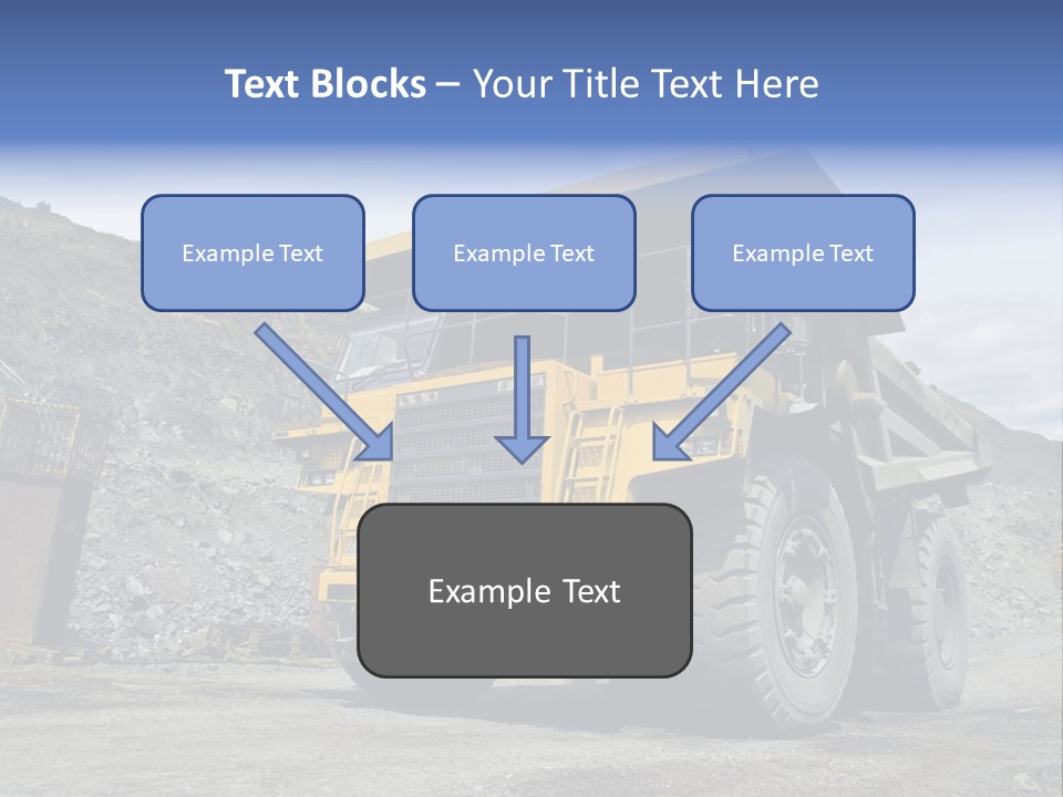 Rock Metal Mine PowerPoint Template
