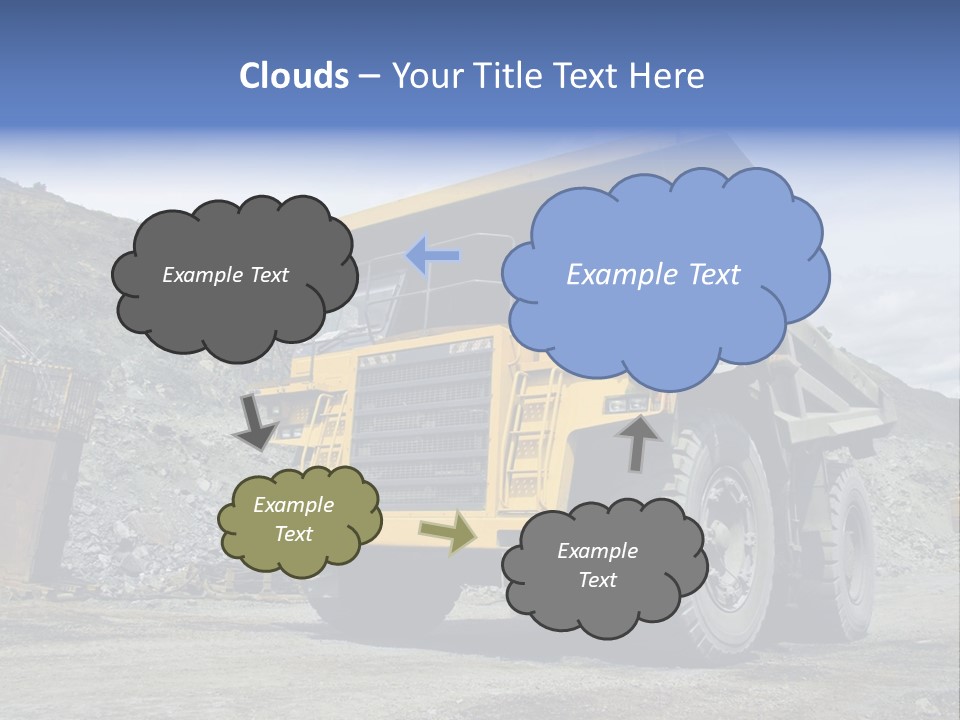 Rock Metal Mine PowerPoint Template