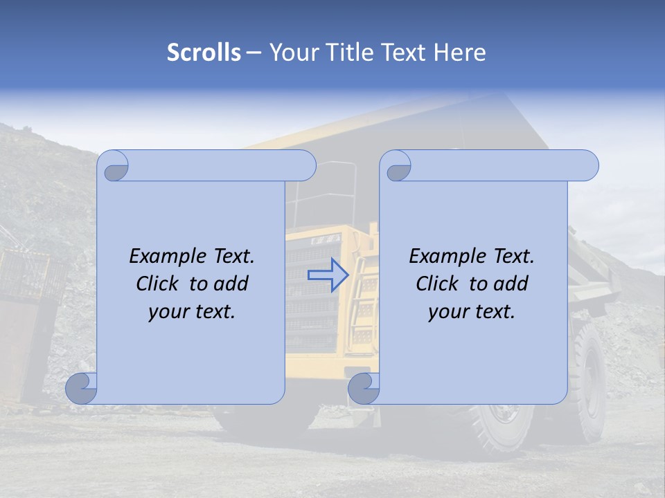 Rock Metal Mine PowerPoint Template