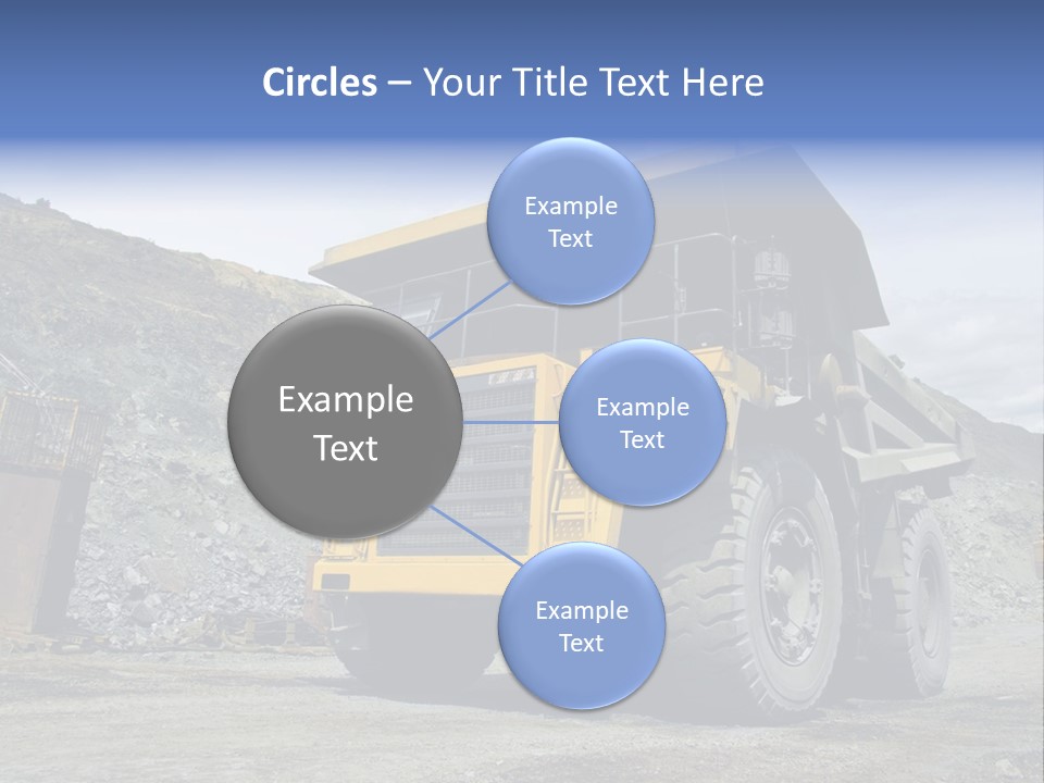Rock Metal Mine PowerPoint Template