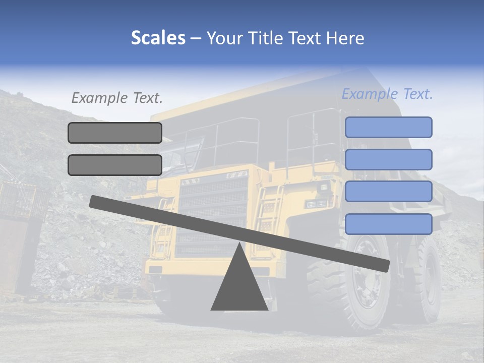 Rock Metal Mine PowerPoint Template