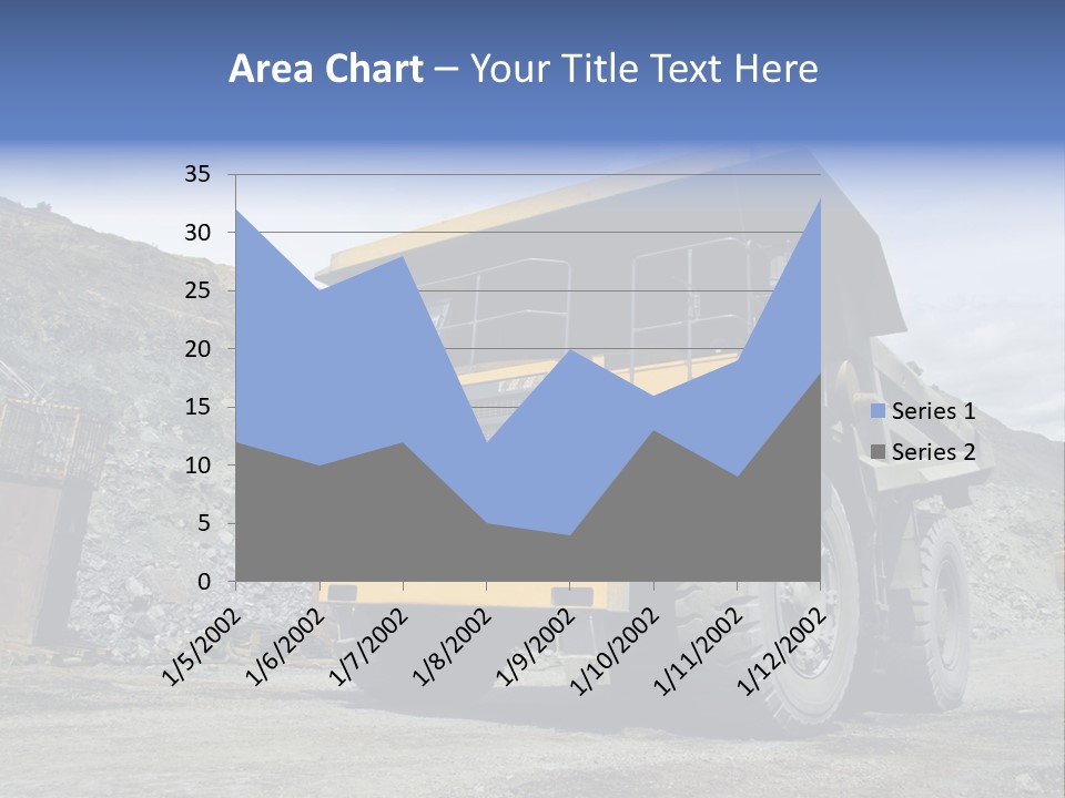 Rock Metal Mine PowerPoint Template