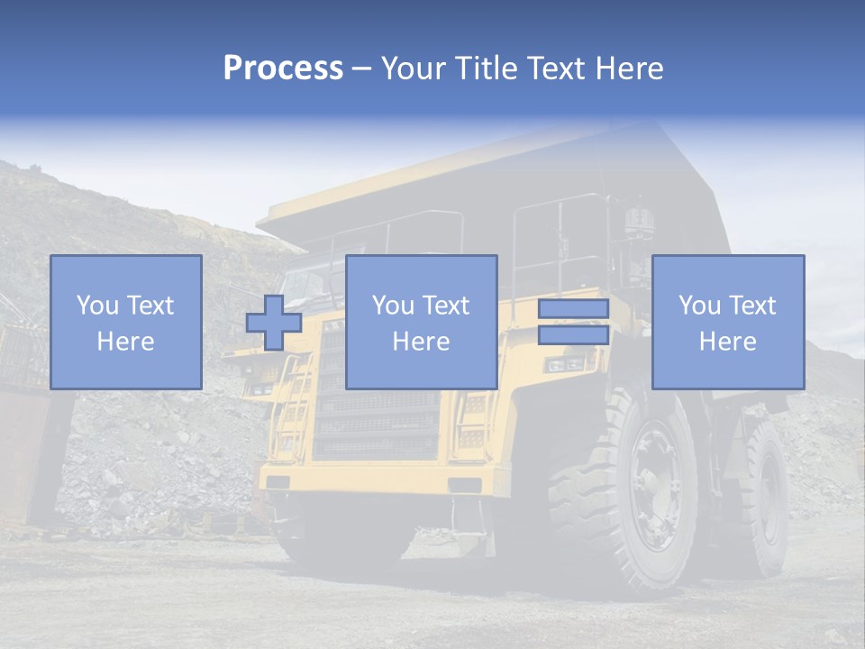 Rock Metal Mine PowerPoint Template
