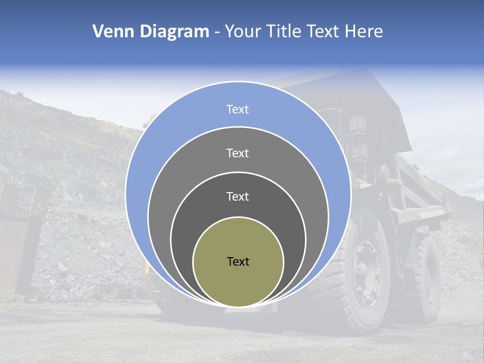 Rock Metal Mine PowerPoint Template