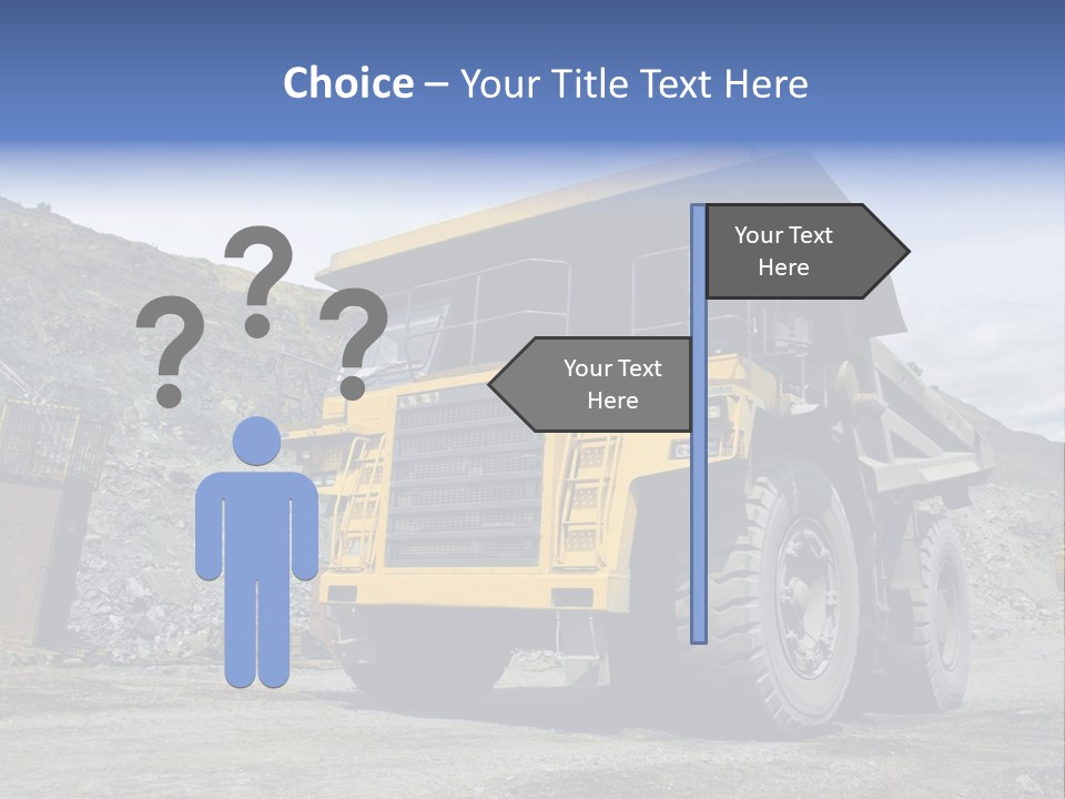Rock Metal Mine PowerPoint Template