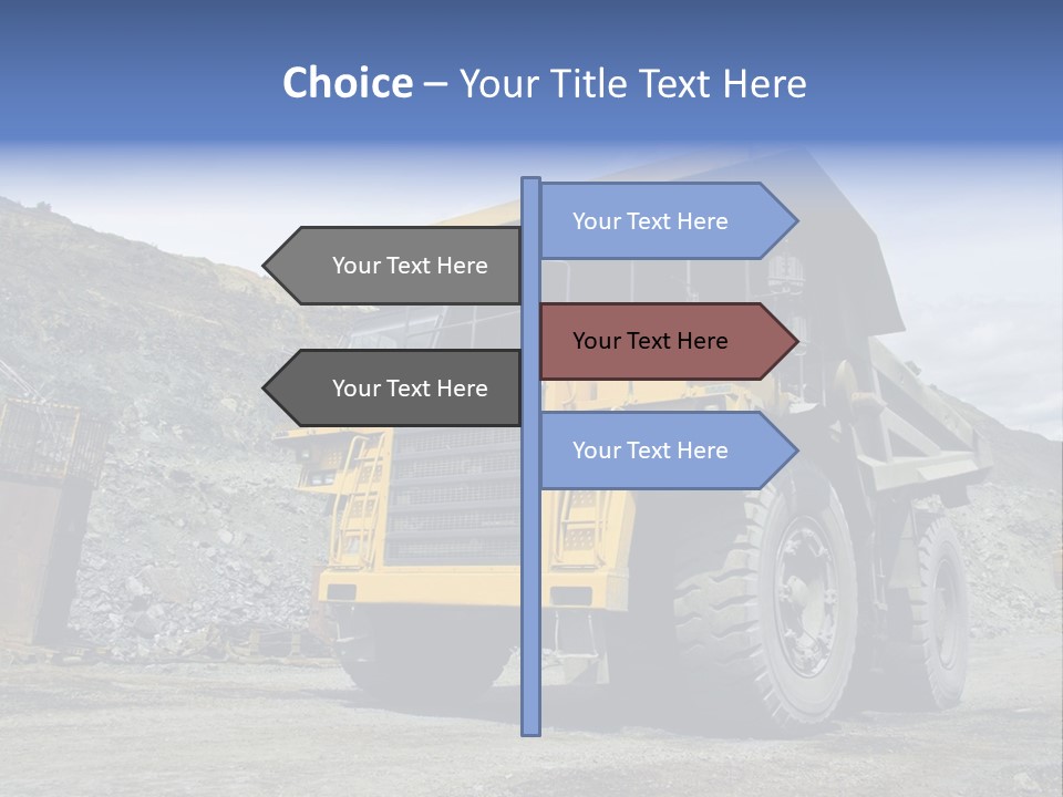 Rock Metal Mine PowerPoint Template