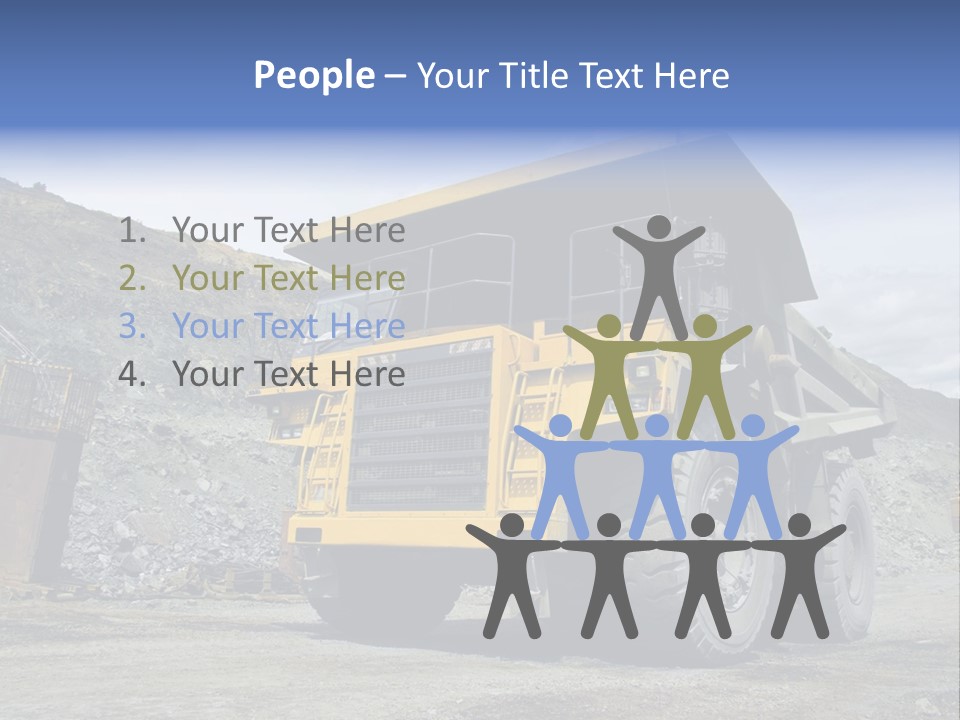 Rock Metal Mine PowerPoint Template