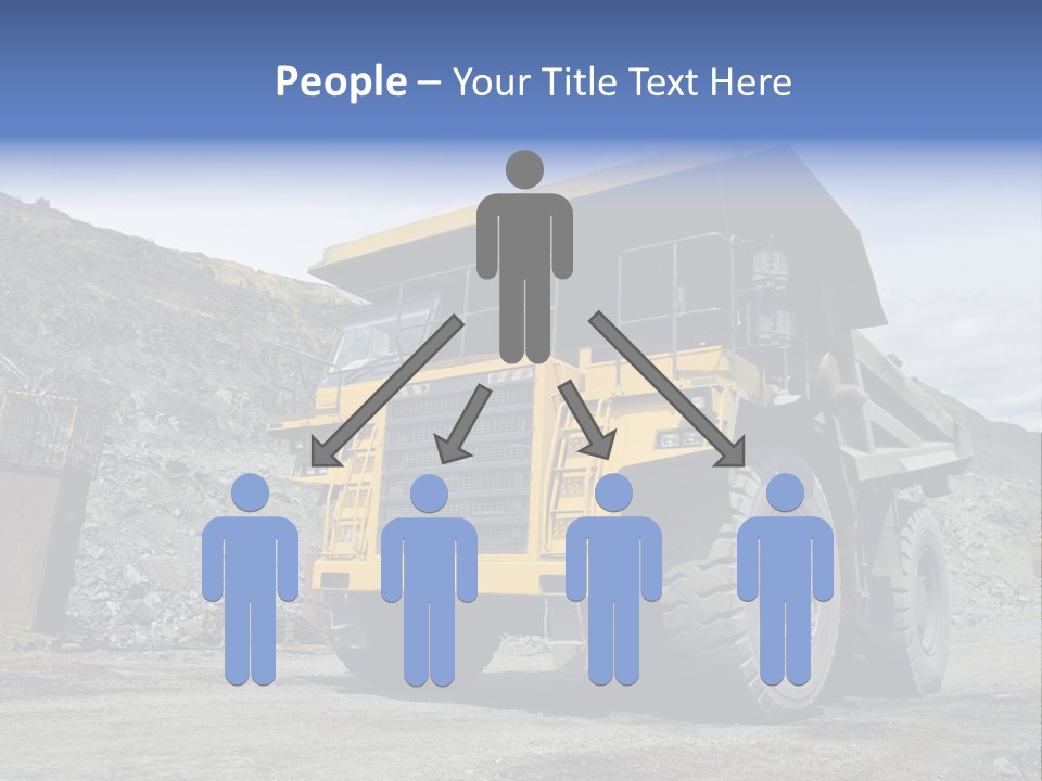 Rock Metal Mine PowerPoint Template