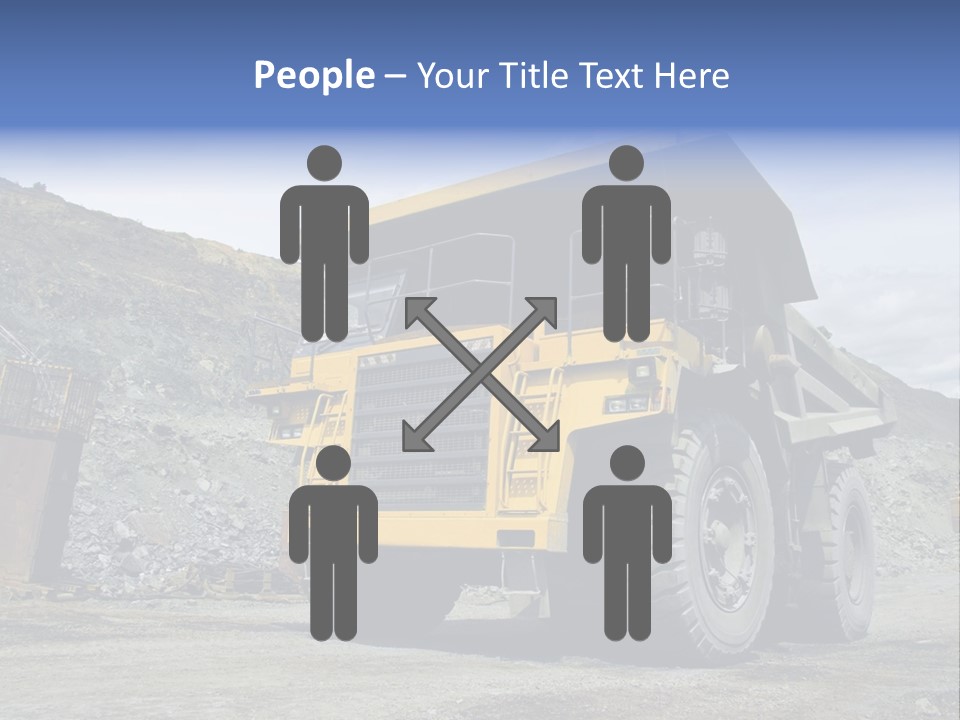 Rock Metal Mine PowerPoint Template