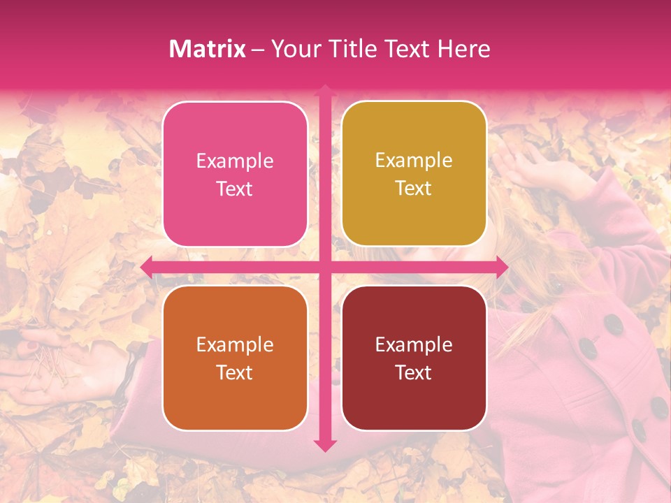 Girl Ground Closeup PowerPoint Template