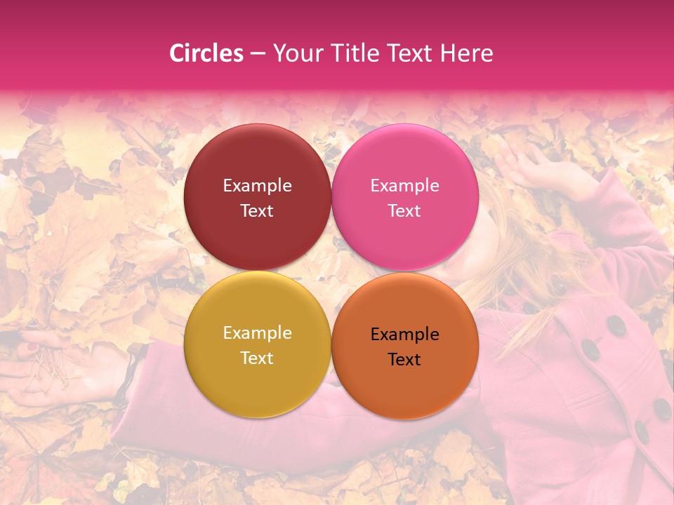 Girl Ground Closeup PowerPoint Template