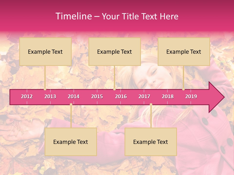 Girl Ground Closeup PowerPoint Template