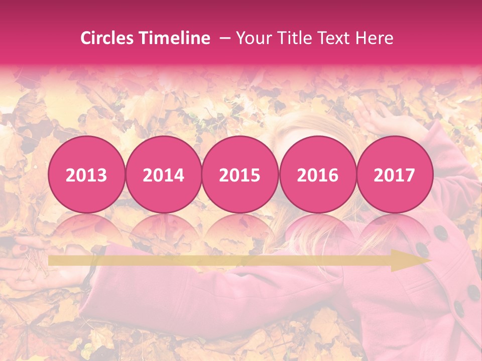 Girl Ground Closeup PowerPoint Template