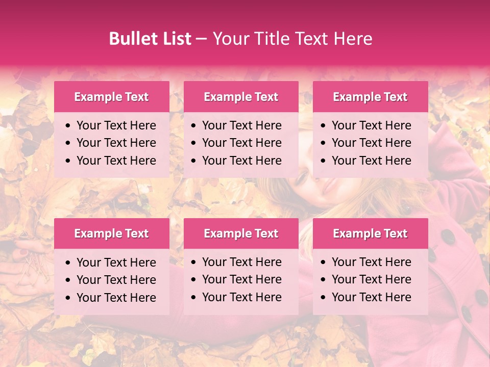 Girl Ground Closeup PowerPoint Template