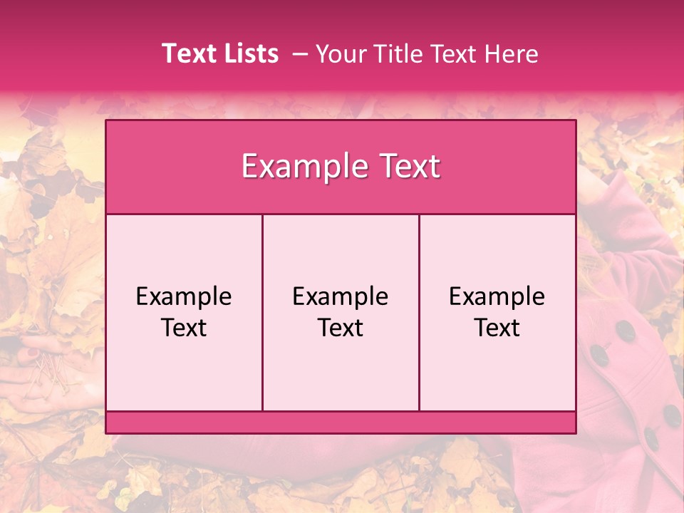 Girl Ground Closeup PowerPoint Template