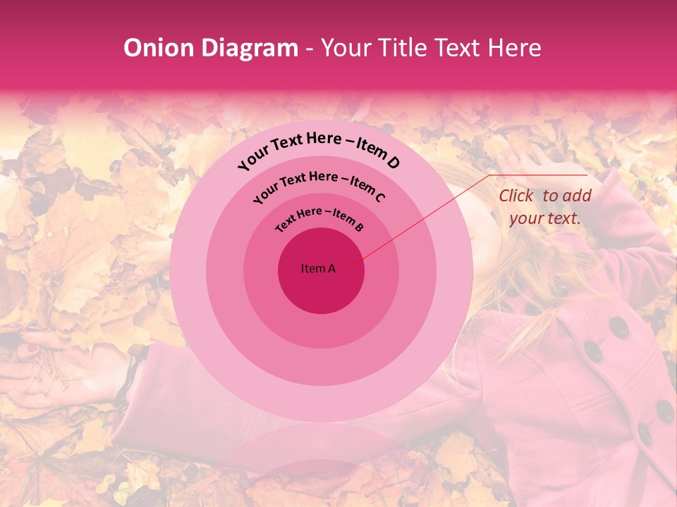 Girl Ground Closeup PowerPoint Template