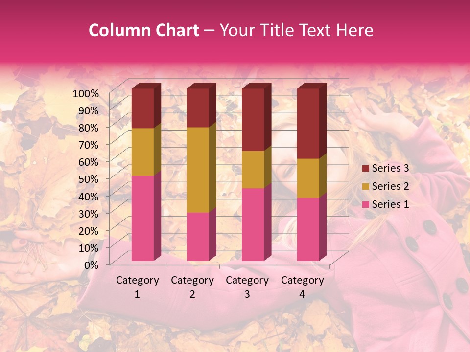 Girl Ground Closeup PowerPoint Template