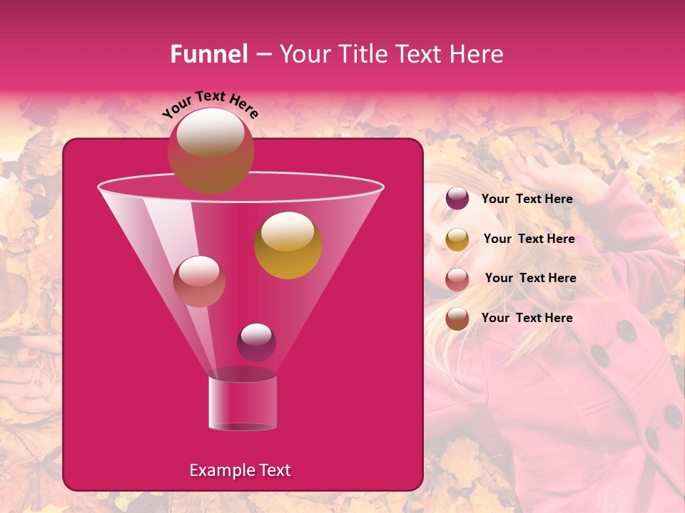 Girl Ground Closeup PowerPoint Template