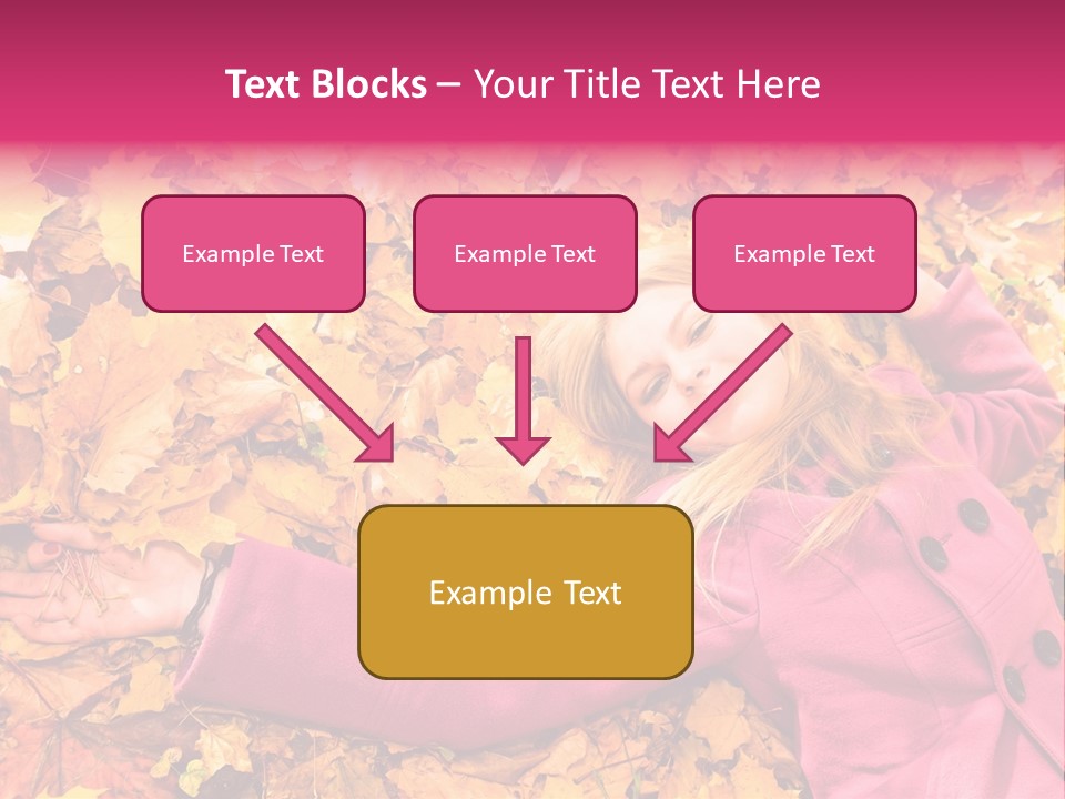 Girl Ground Closeup PowerPoint Template