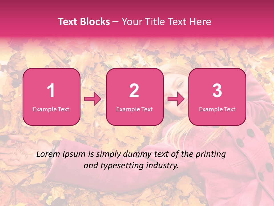 Girl Ground Closeup PowerPoint Template