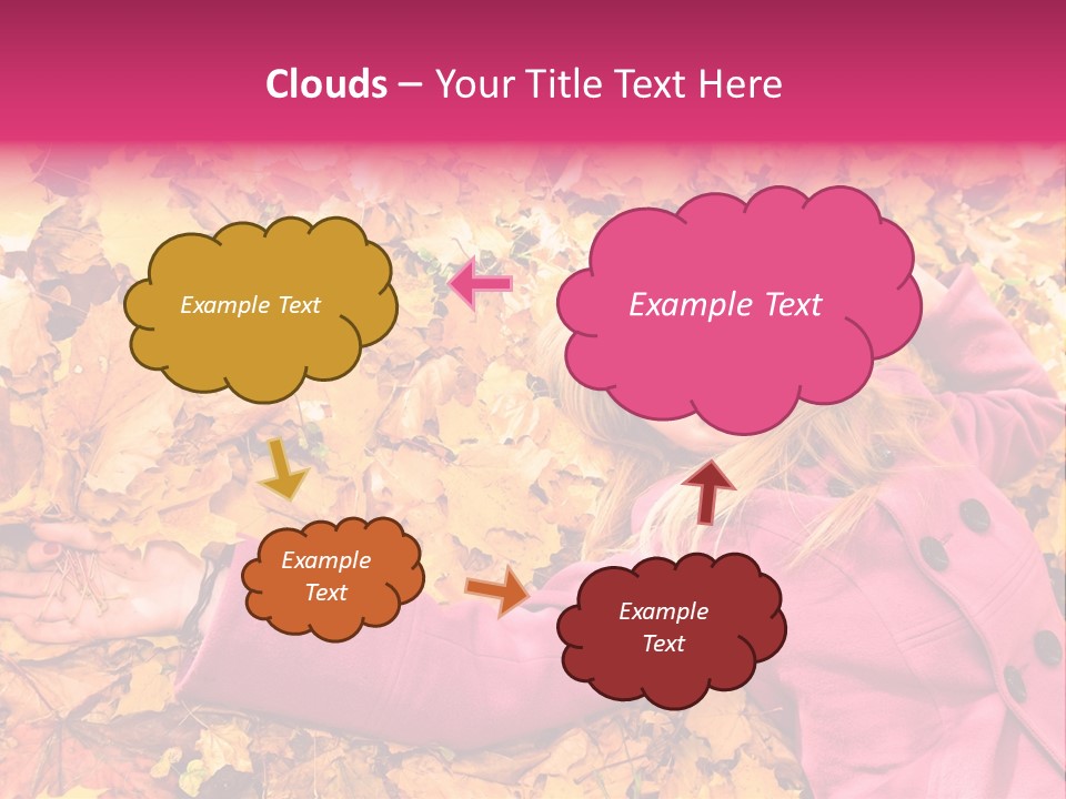 Girl Ground Closeup PowerPoint Template