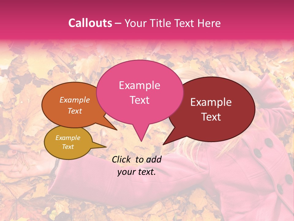 Girl Ground Closeup PowerPoint Template