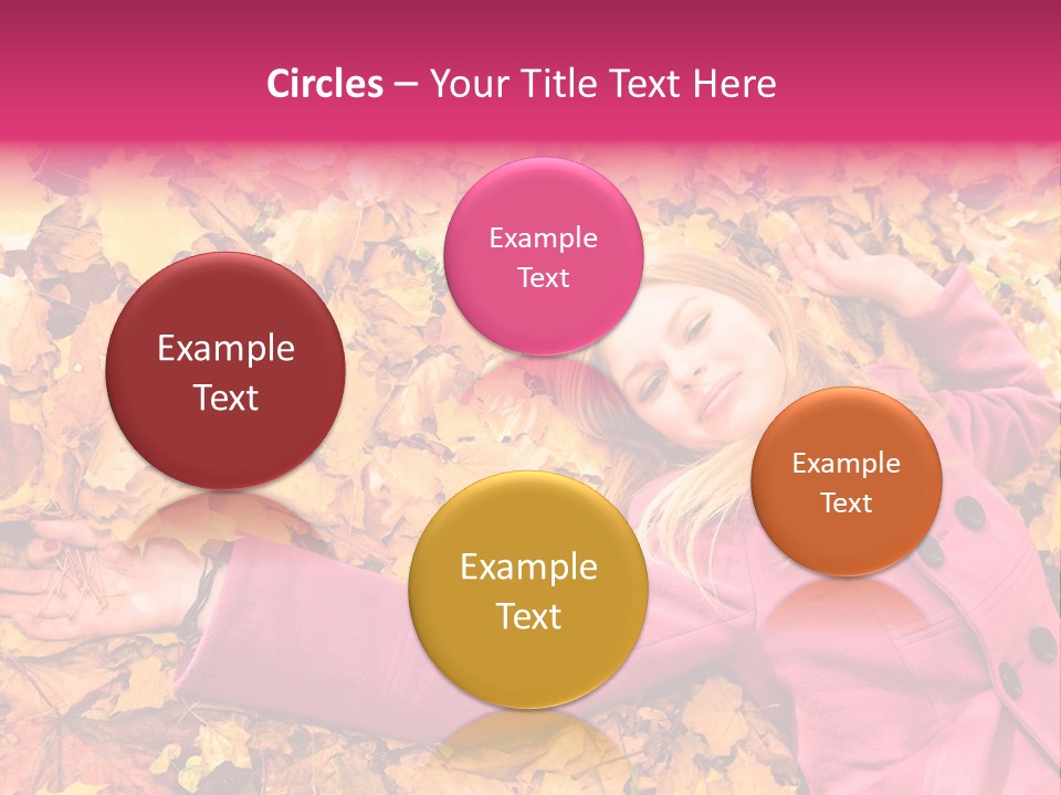 Girl Ground Closeup PowerPoint Template