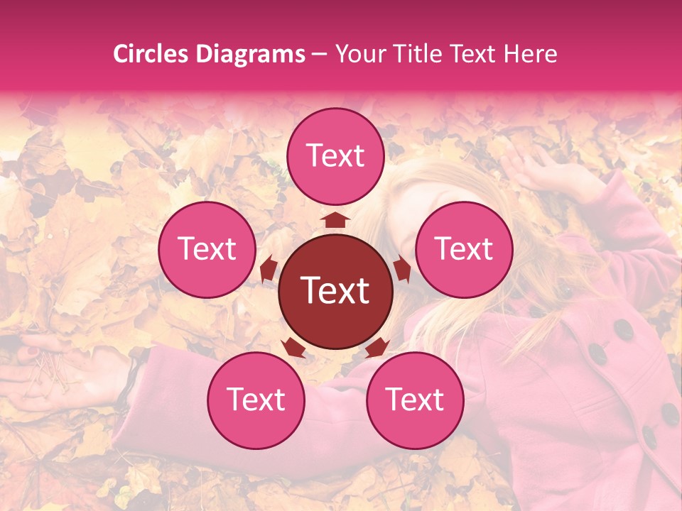 Girl Ground Closeup PowerPoint Template