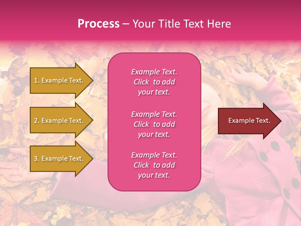 Girl Ground Closeup PowerPoint Template