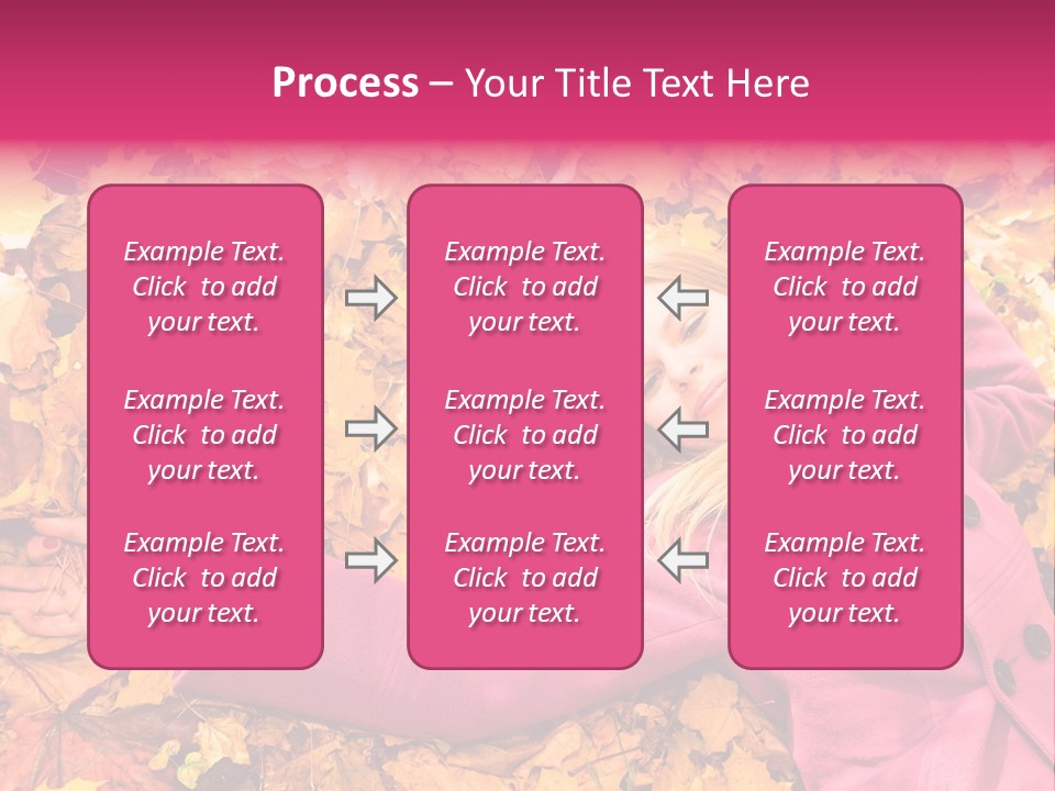 Girl Ground Closeup PowerPoint Template