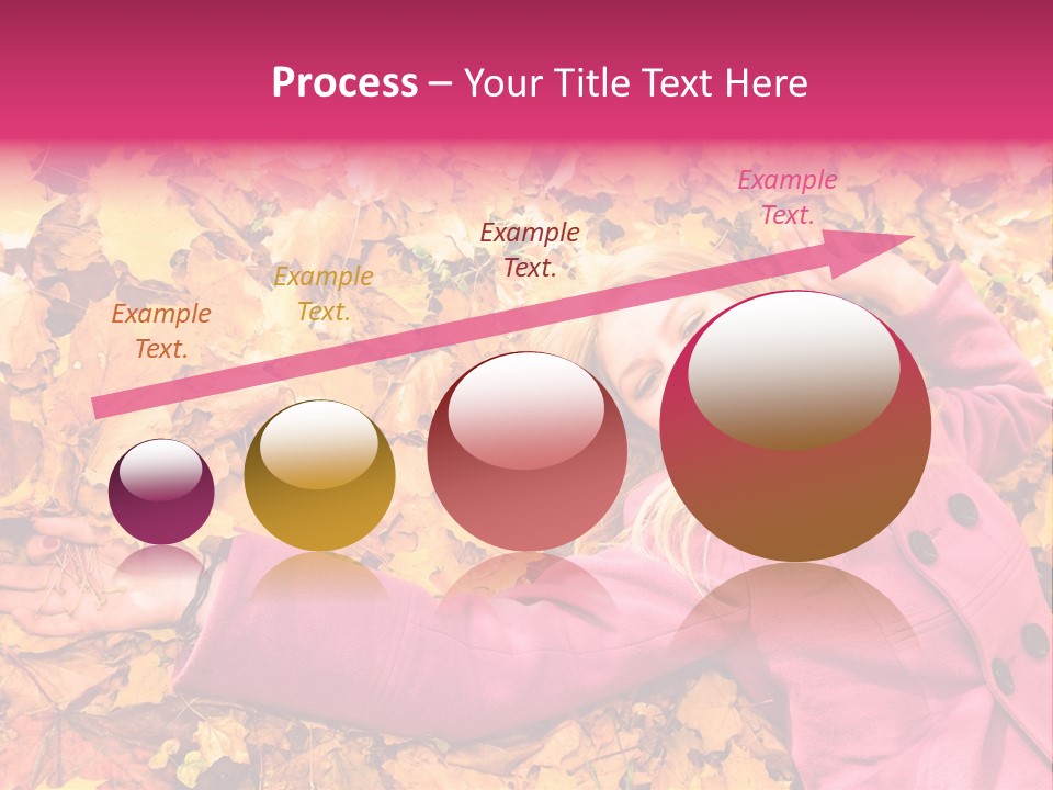 Girl Ground Closeup PowerPoint Template