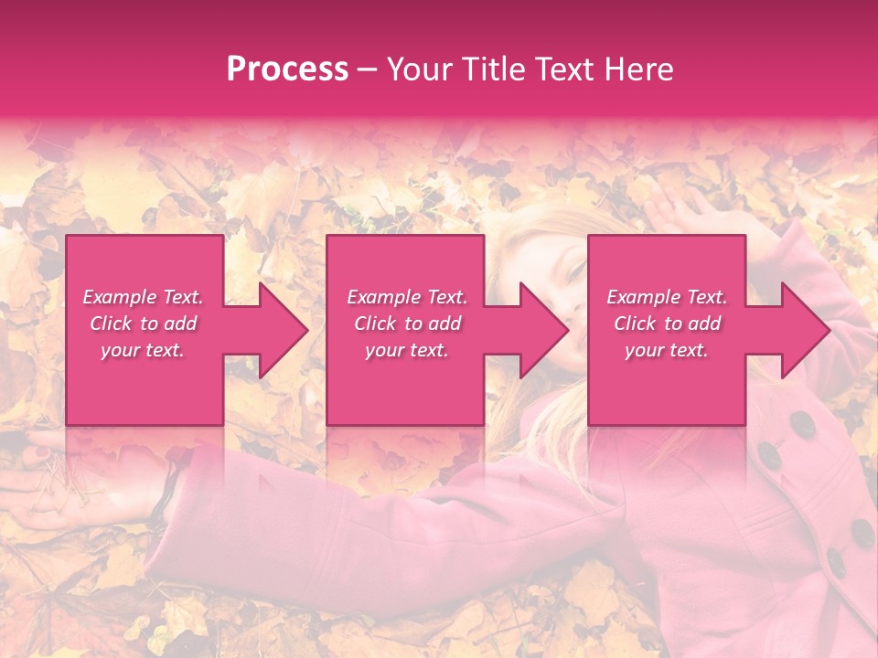 Girl Ground Closeup PowerPoint Template