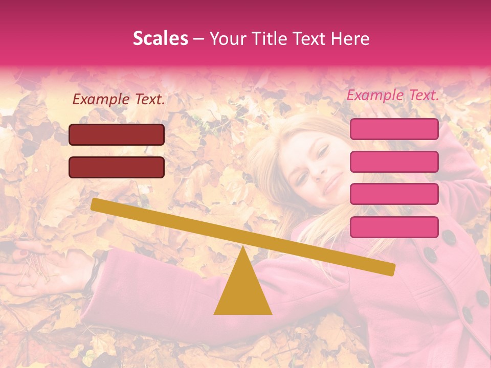 Girl Ground Closeup PowerPoint Template