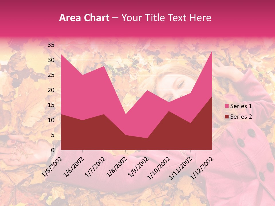 Girl Ground Closeup PowerPoint Template