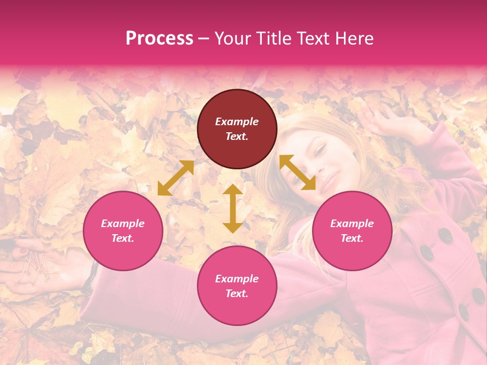 Girl Ground Closeup PowerPoint Template