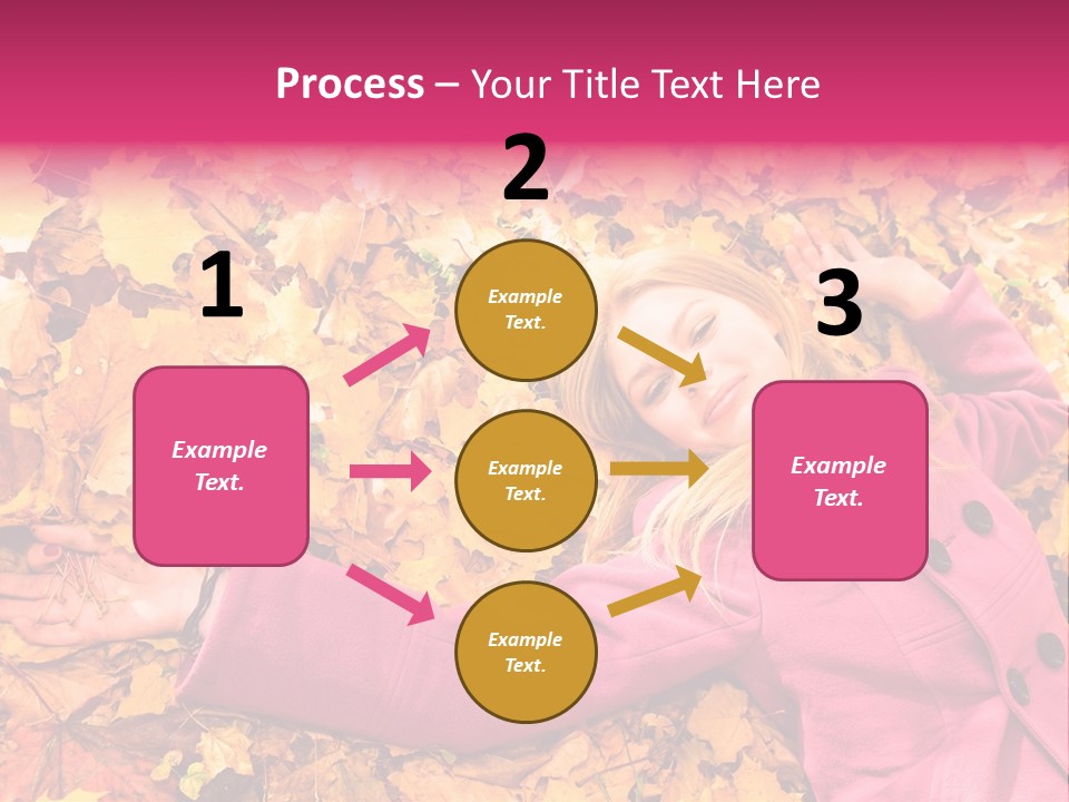 Girl Ground Closeup PowerPoint Template