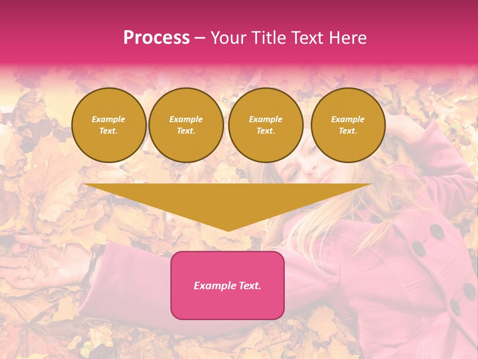 Girl Ground Closeup PowerPoint Template