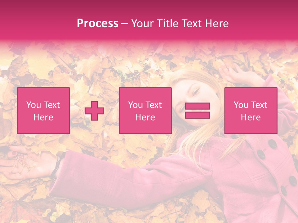 Girl Ground Closeup PowerPoint Template