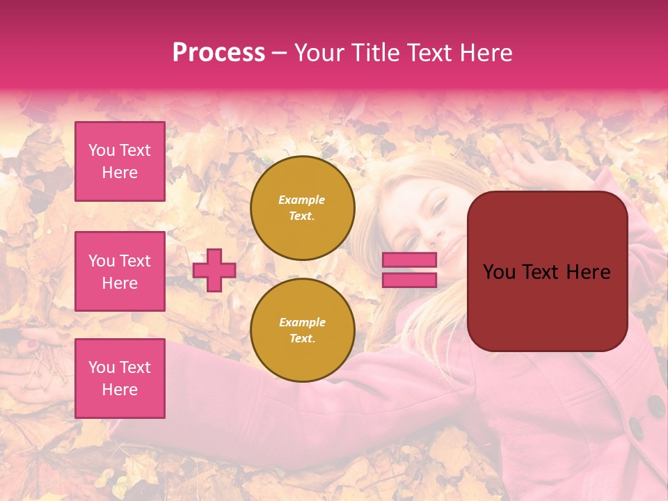 Girl Ground Closeup PowerPoint Template