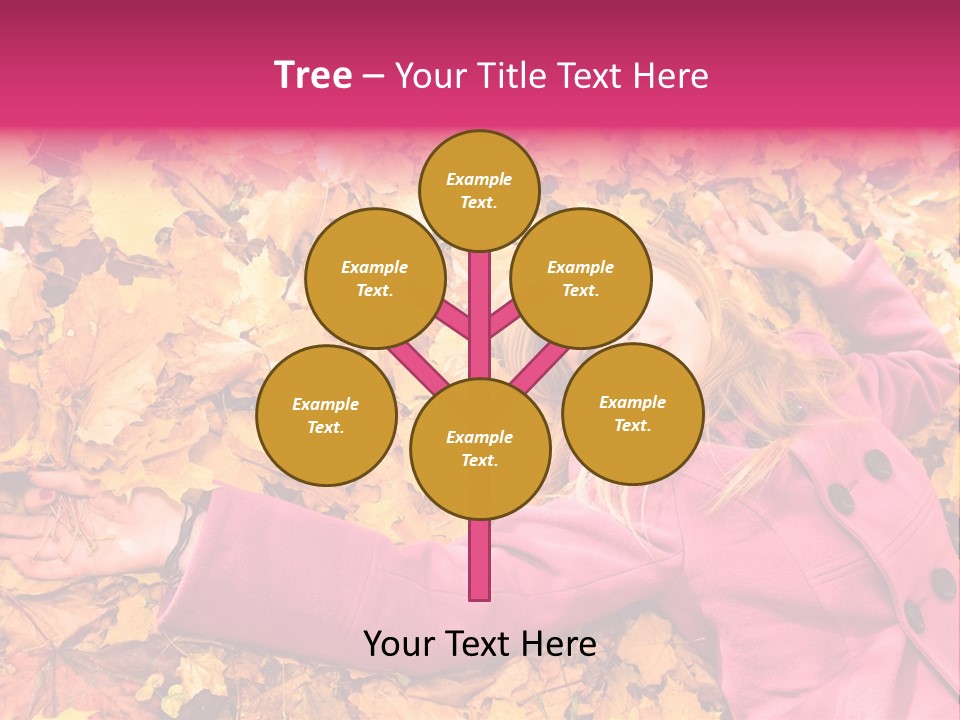 Girl Ground Closeup PowerPoint Template