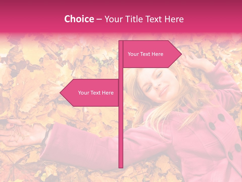 Girl Ground Closeup PowerPoint Template