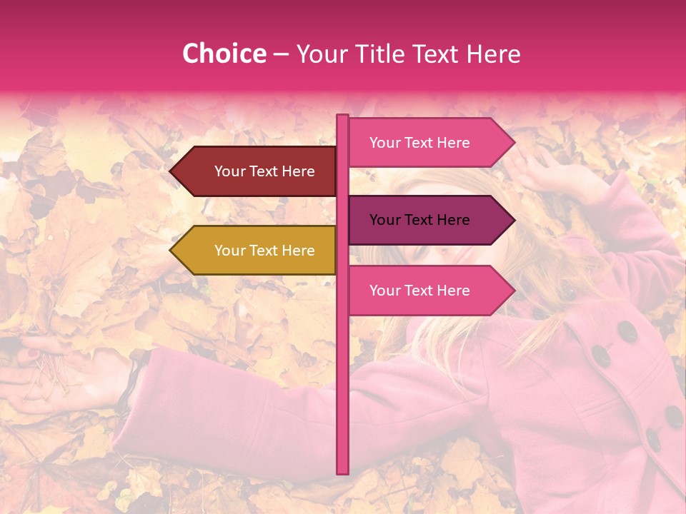 Girl Ground Closeup PowerPoint Template