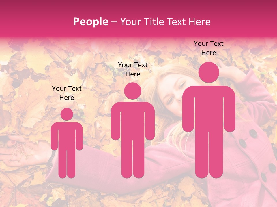 Girl Ground Closeup PowerPoint Template