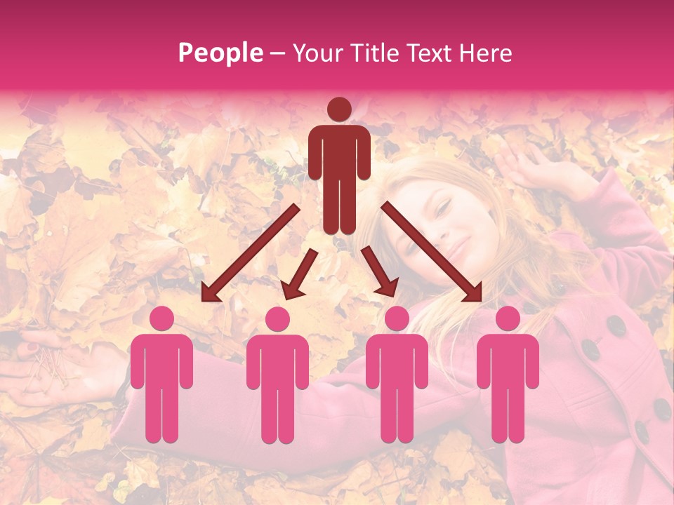 Girl Ground Closeup PowerPoint Template