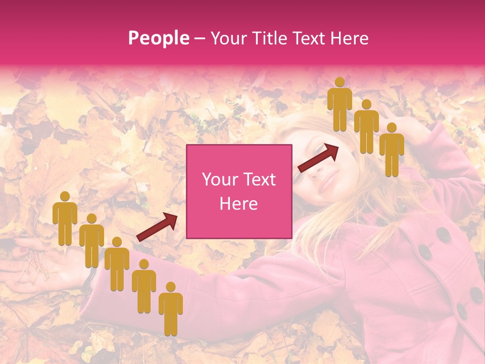 Girl Ground Closeup PowerPoint Template